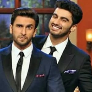ranveer singh and arjun kapoor . bollywood male duo
